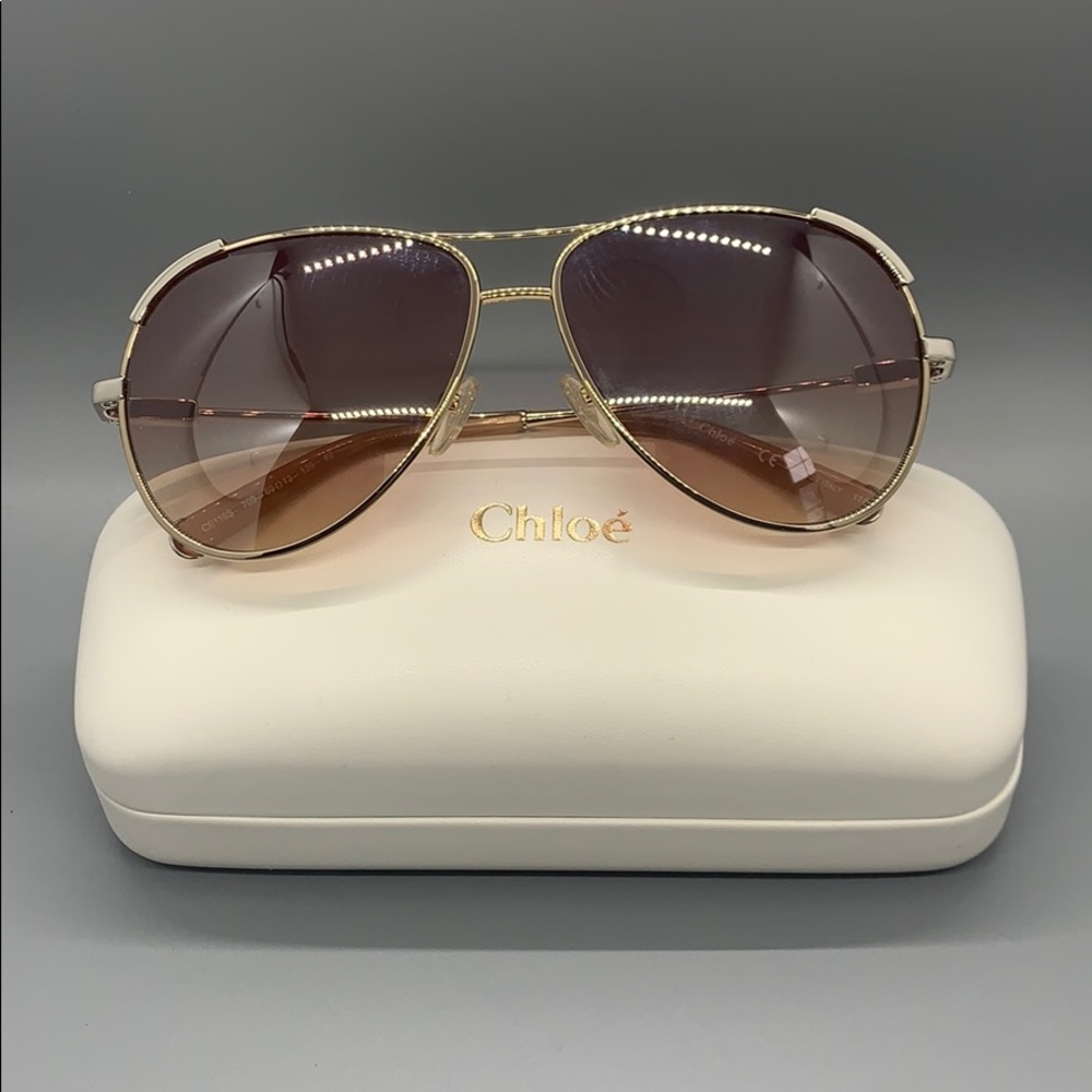 Chloe aviator sunglasses